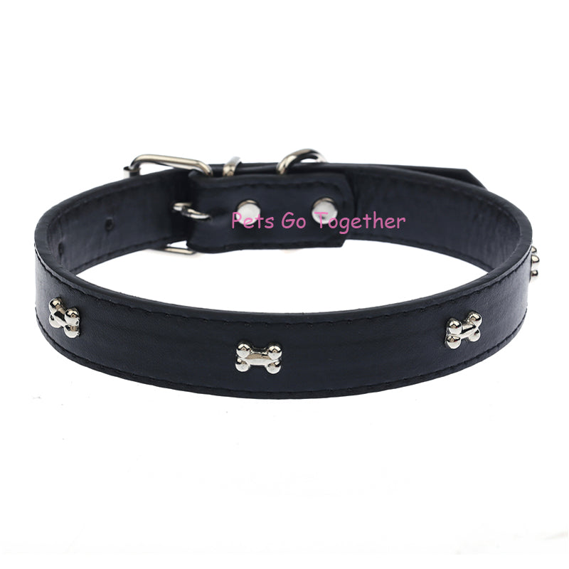 Bone Patterned Dog Collar