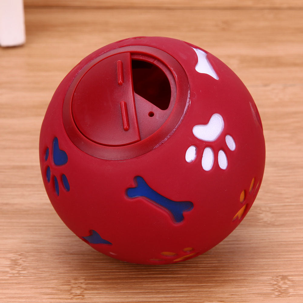 Dog Interactive Treat Dispensing Ball Pure Natural Imported Rubber