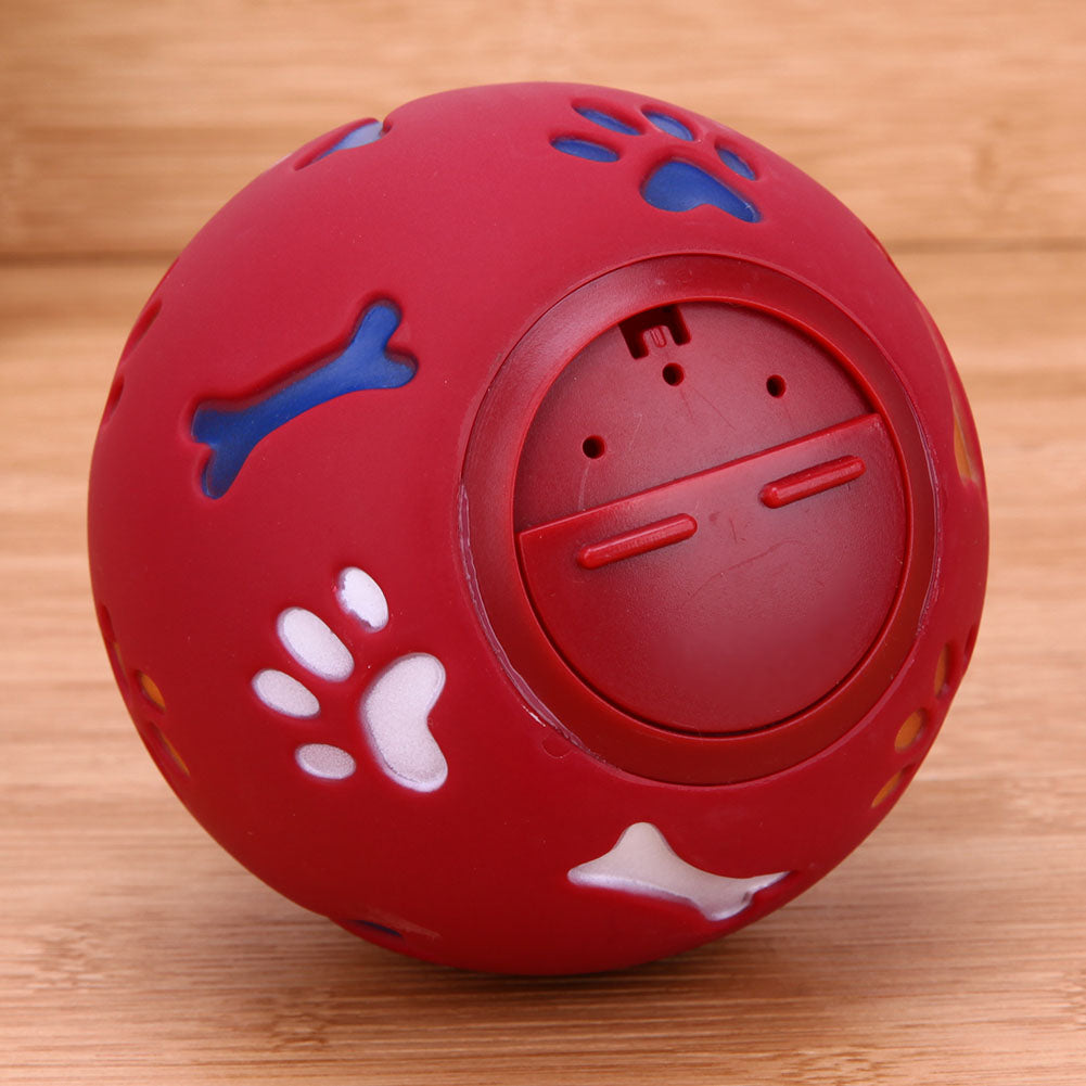 Dog Interactive Treat Dispensing Ball Pure Natural Imported Rubber
