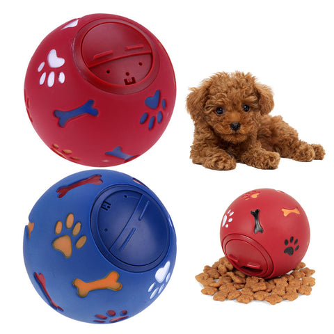 Dog Interactive Treat Dispensing Ball Pure Natural Imported Rubber