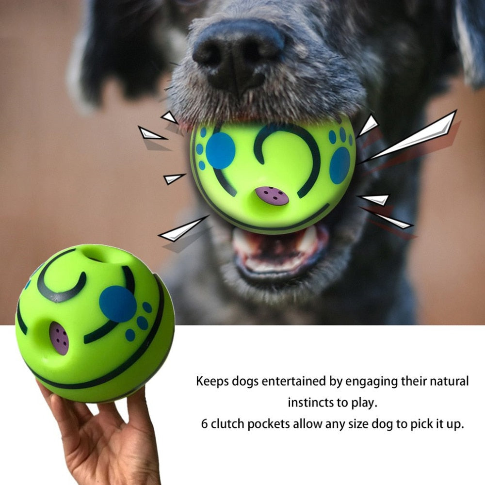 Funny Sound Dog Playing and Chewing Ball Puppy Training Ball
