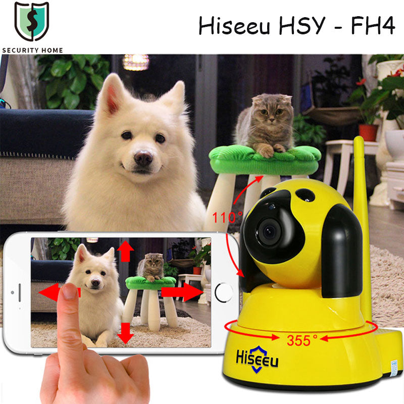 Smart Home Wireless Security Camera WiFi Dog Security Surveillance Night Vision