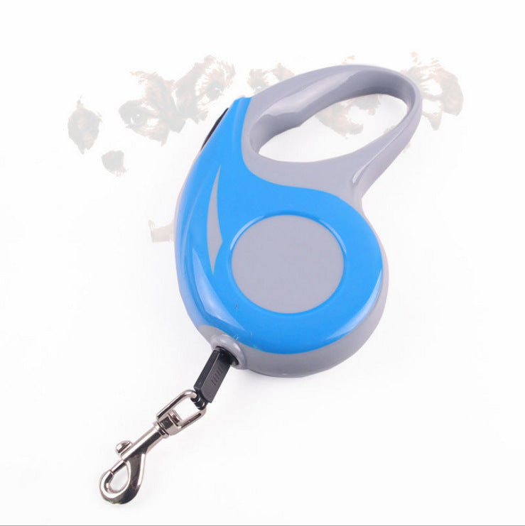 Reflective Retractable Dog Leash 10ft for Small Dogs up to 25 pounds, Tangle Free, Softly Grip, Adjustable Brake & Lock Button