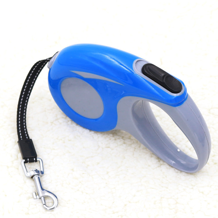 Reflective Retractable Dog Leash 10ft for Small Dogs up to 25 pounds, Tangle Free, Softly Grip, Adjustable Brake & Lock Button