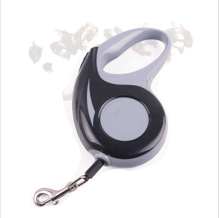 Reflective Retractable Dog Leash 10ft for Small Dogs up to 25 pounds, Tangle Free, Softly Grip, Adjustable Brake & Lock Button