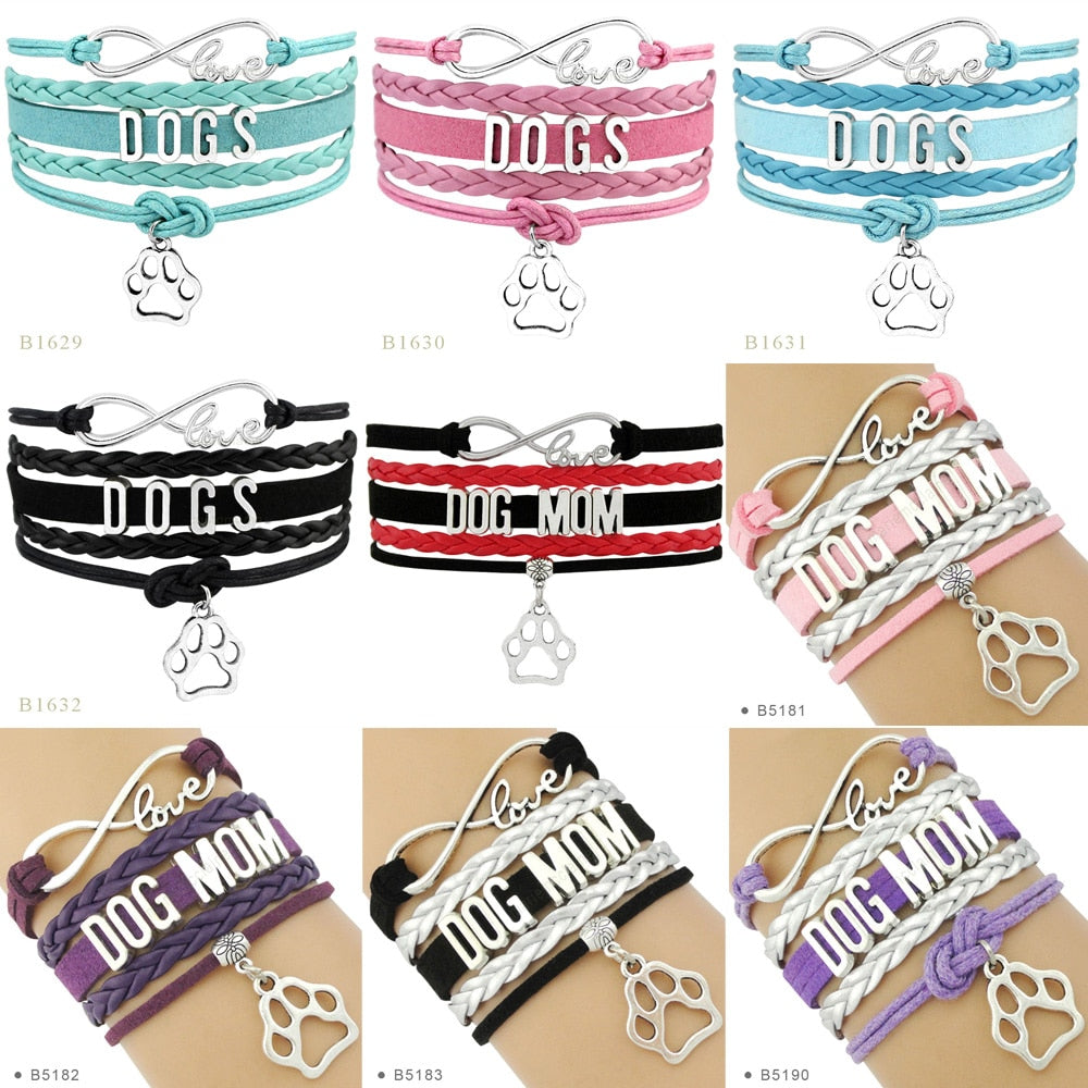 Rescue Mom Infinity Charm Bracelet