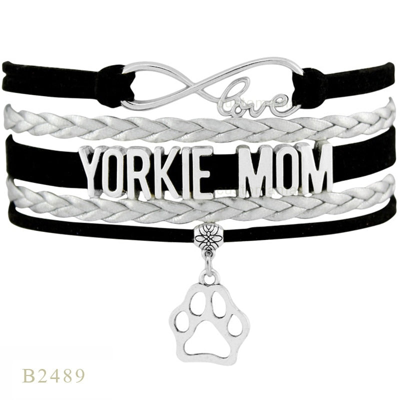 Rescue Mom Infinity Charm Bracelet