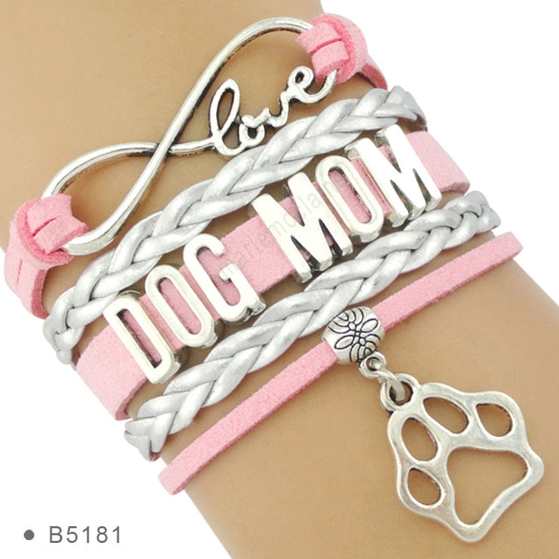 Rescue Mom Infinity Charm Bracelet