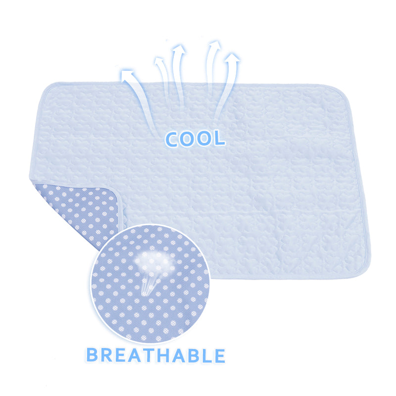 Self-cooling Pet Blanket for Dogs Ultra Soft Breathable Sleep Pad Heat Relief In Summer