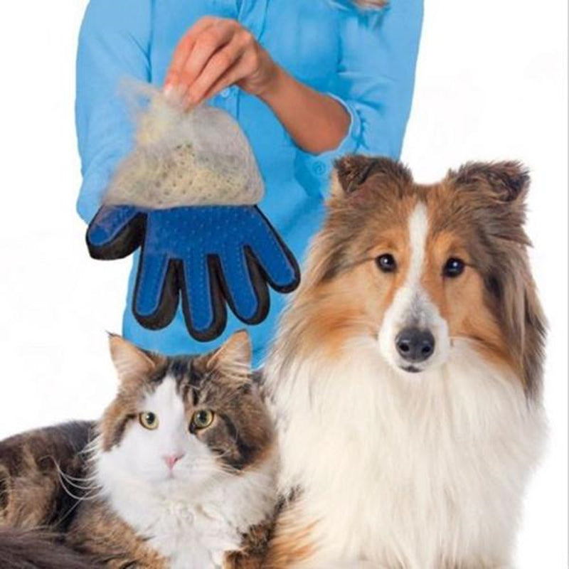 Silicone Pet brush Glove Deshedding Gentle Efficient Pet Grooming Glove