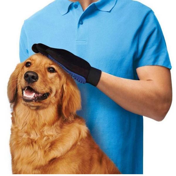 Silicone Pet brush Glove Deshedding Gentle Efficient Pet Grooming Glove