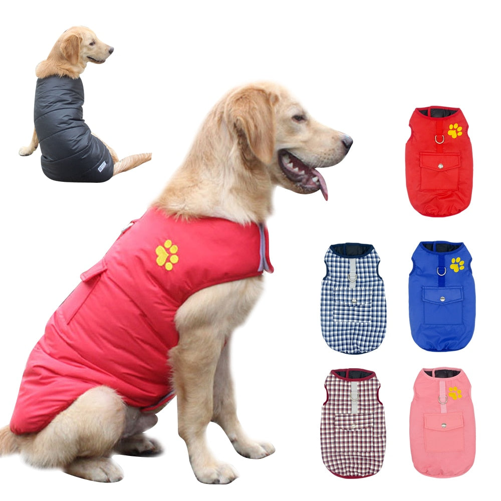Winter Waterproof Reversible Dog Jacket
