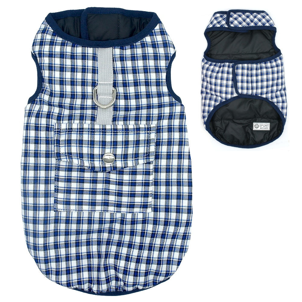 Winter Waterproof Reversible Dog Jacket