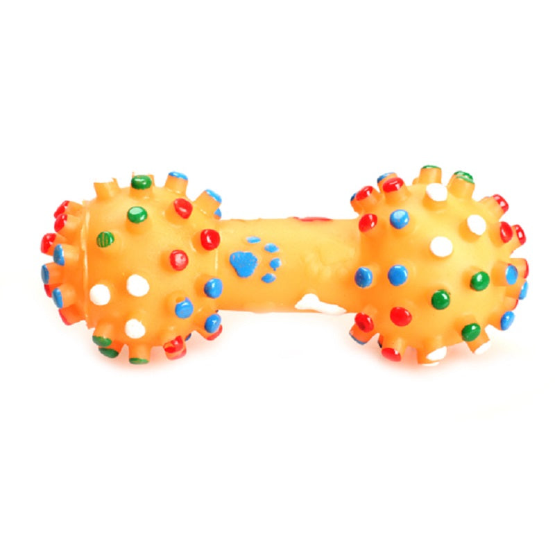 Colourful Squeaky Bone Chew Toy
