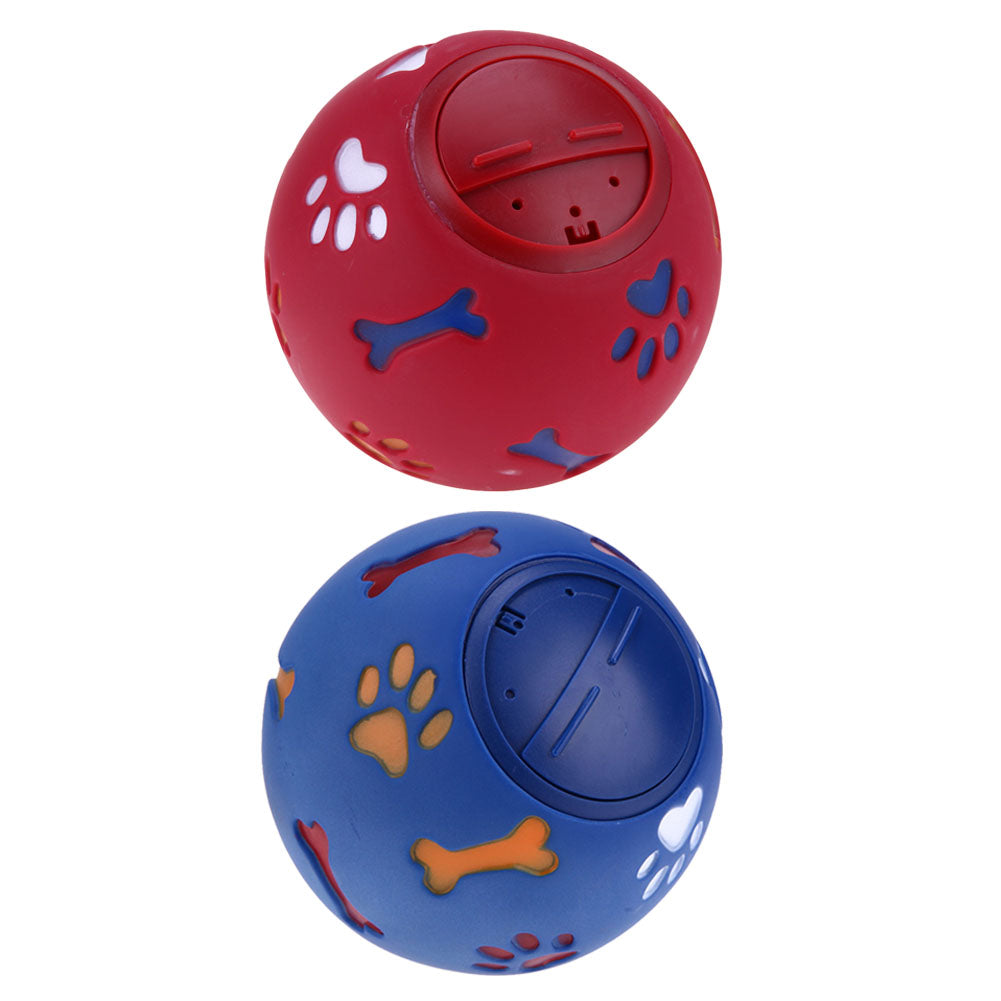 Dog Interactive Treat Dispensing Ball Pure Natural Imported Rubber