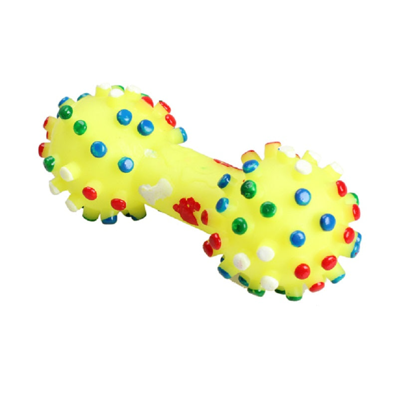 Colourful Squeaky Bone Chew Toy