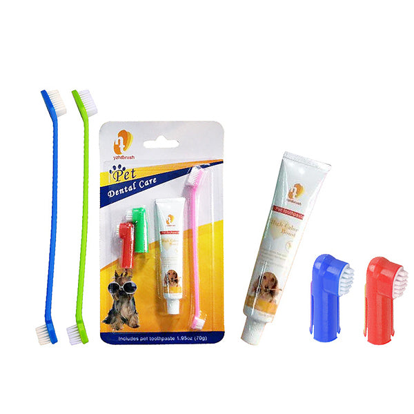 Dog Toothbrush & Toothpaste Set