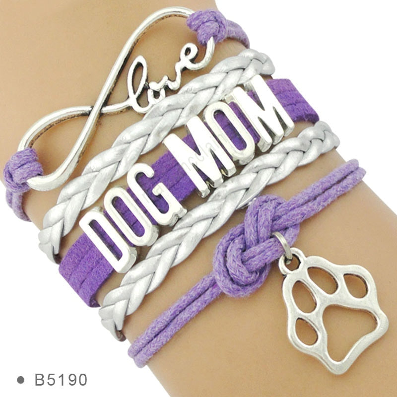 Rescue Mom Infinity Charm Bracelet