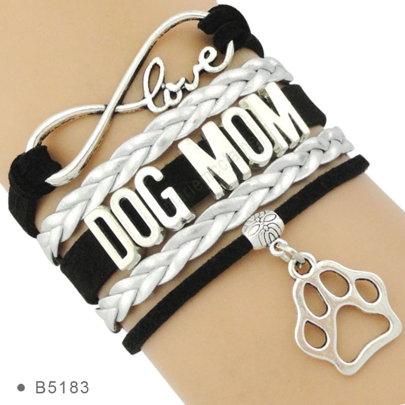 Rescue Mom Infinity Charm Bracelet