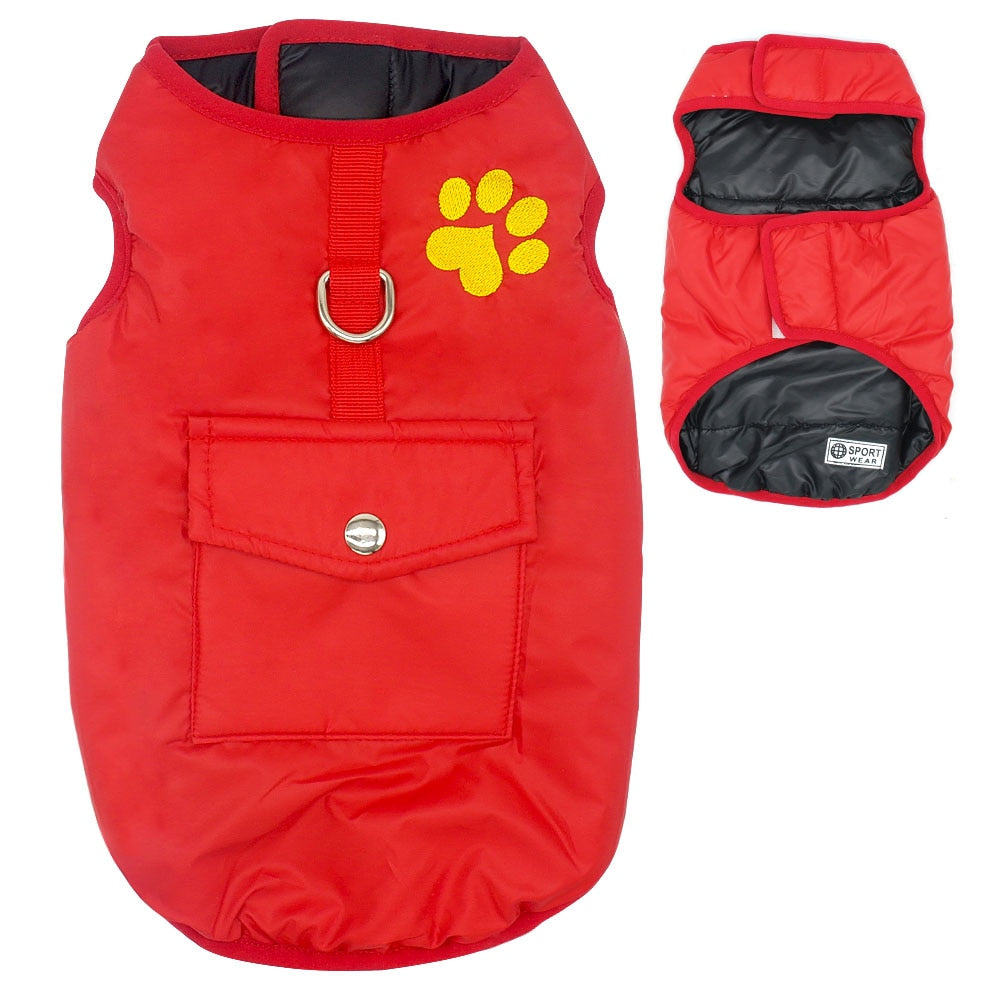 Winter Waterproof Reversible Dog Jacket